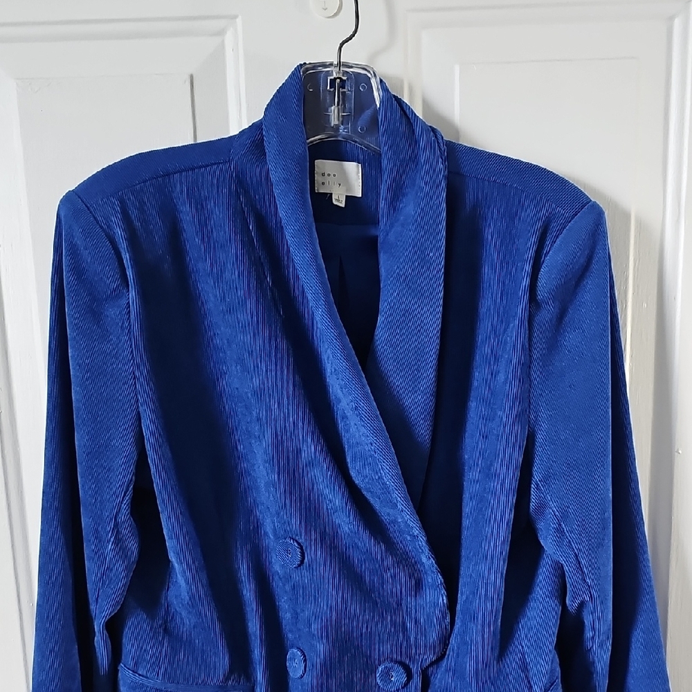Chic Royal Blue Women's Blazer
